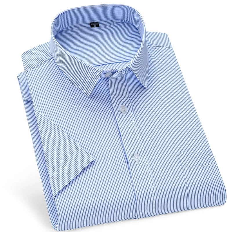 Summer blue shirt for work