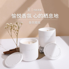 厳選アロマキャンドル石膏カップキャンドルライト装飾品アロマ手作り大豆ワックスロマンチックお土産卸売り