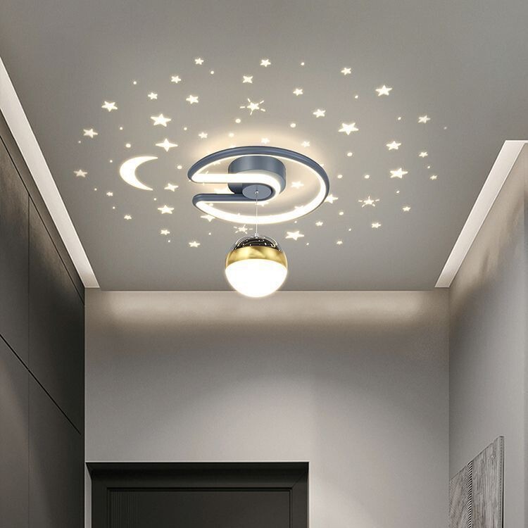 Starry Sky Aisle Corridor Entrance Light Modern Simple Scandinavian Creative Popular Projection Starry Sky Ceiling Lamps Starry Sky Aisle Corridor Entrance Light Modern Simple Scandinavian Creative Popular Projection Starry Sky Ceiling Lamps