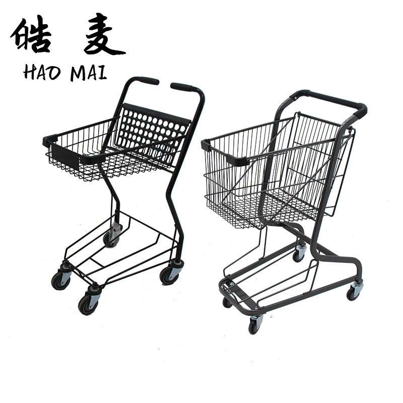 超市购物车手推车提篮车 小型生鲜商超店铺用超市手推车购物车