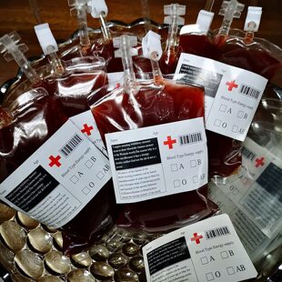 Halloween Blood Bag Double Tube Beverage Bag Fruit Juice Energy Pack Vampire Diaries DIYBloodbag Infusion Bag