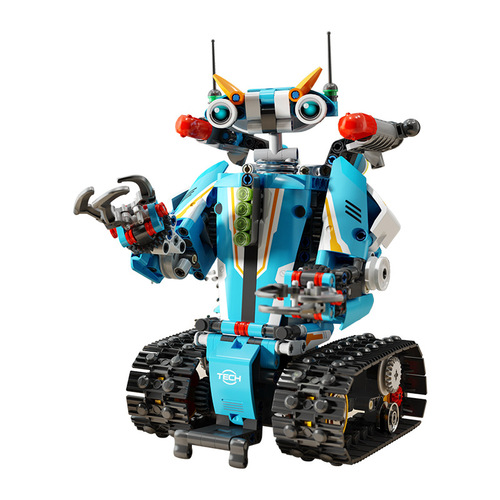 Compatible with LEGO Penrose 675001 programming robot remote control car deformation assembled educational toy building blocks for boys