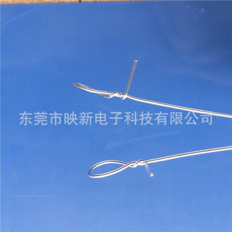 Охрана окружающей среды PE Прозрачная Круглая железная сердечник галстук 0,45 * наружный диаметр 1 мм посуда позиционирование галстук удержание бумажной коробки