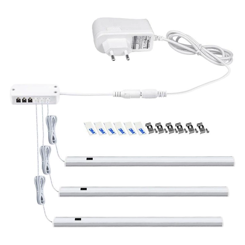 Производители спот-лампа для подсветки светодиодные ручные световые полосы DC251012V Низковольтное напряжение интеллектуальные индукционные светодиодные световые полосы для шкафов