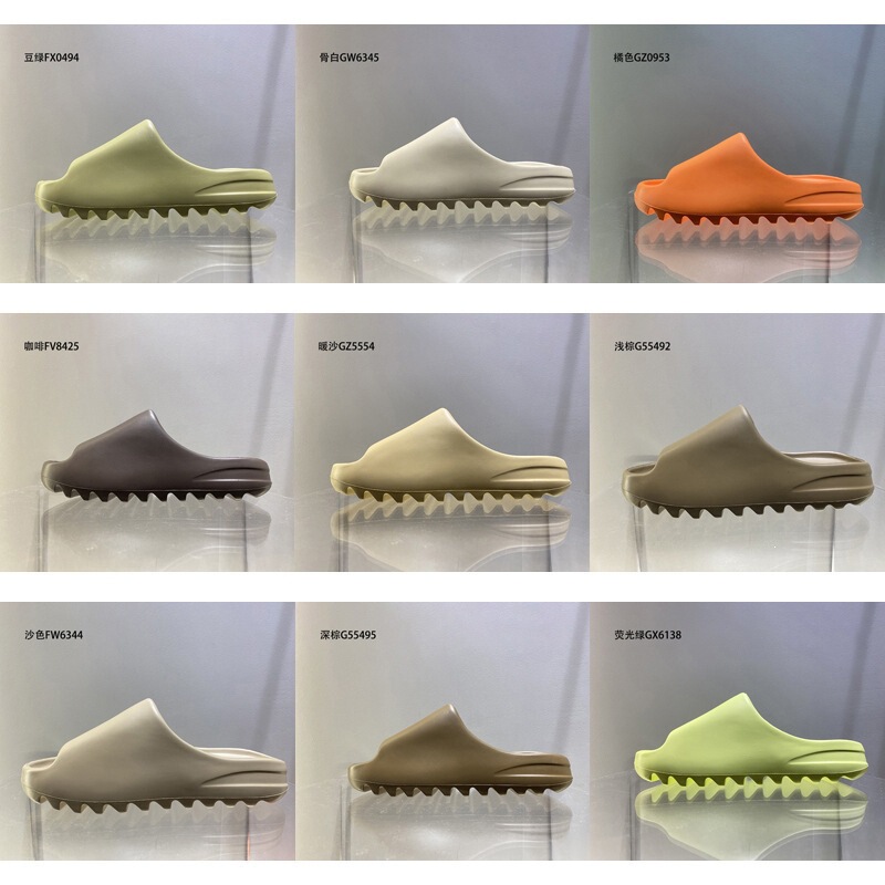 Foreign Trade Putian Shoes Yeezy Slippers Steel-Printed Version Slide Slip-On Slippers with a Stepping-On-Clouds Feel for Women and Men Summer Sandals Foreign Trade Putian Shoes Yeezy Slippers Steel-Printed Version Slide Slip-On Slippers with a Stepping-On-Clouds Feel for Women and Men Summer Sandals