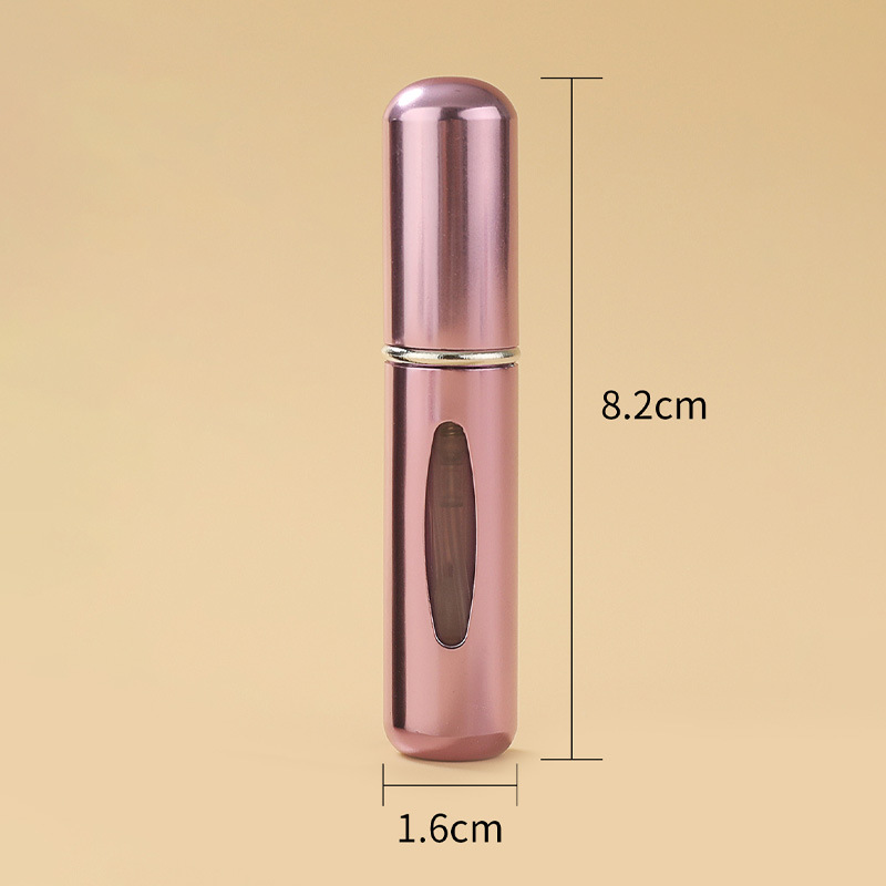 5ml de llenado inferior perfume sub-botella presionando botella de spray portátil de viaje sub-botella de líquido sub-contenedor botella cosmética