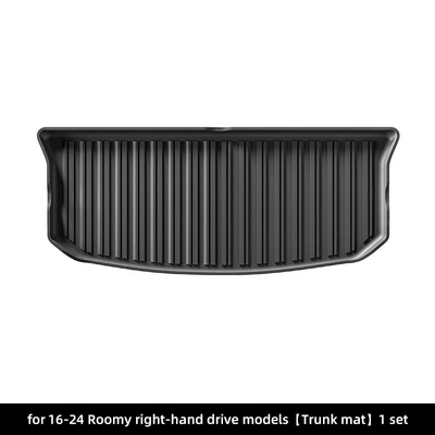 Mats Backrest Mats Cross-Border, Trunk Mat - 16-24-toyota-roomy-right-hand-drive-trunk-mat-fuelsoutheast-asiahong-kongjapan-black