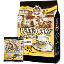 马来西亚进口咖啡树槟城三合一榛果白咖啡速溶提神咖啡粉600g袋装
