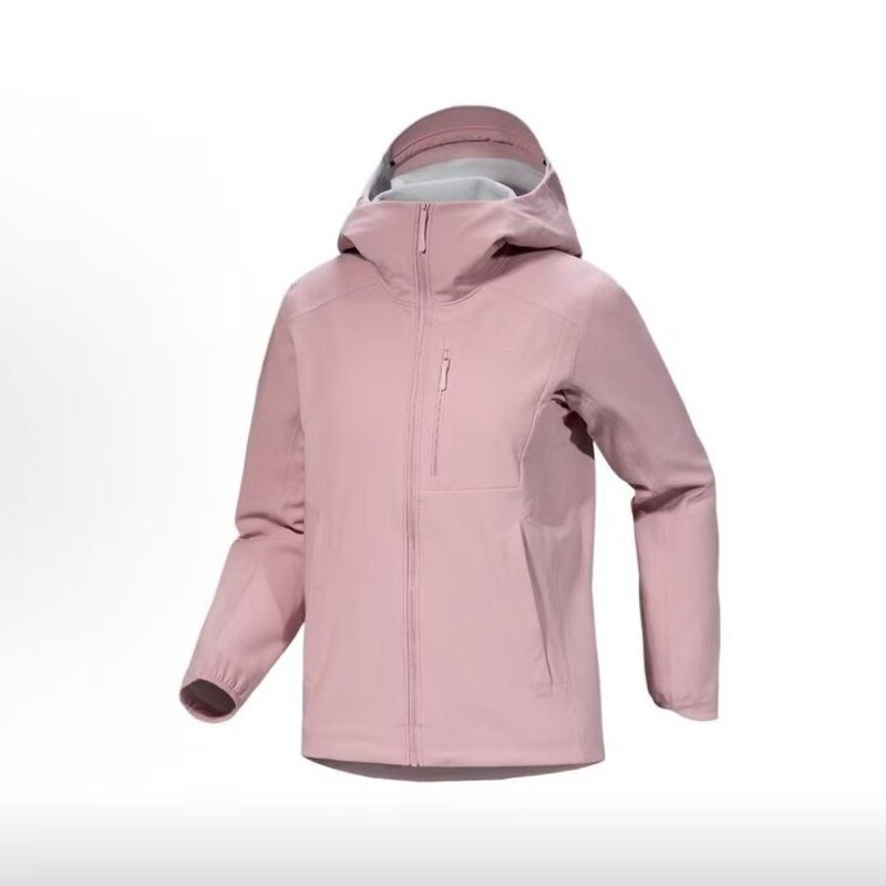 Taizhou Bird's New Gamma Hooded Soft Shell Jacket for Women, Outdoor Windproof and Warm Mountaineering Jacket, Whistler Blue