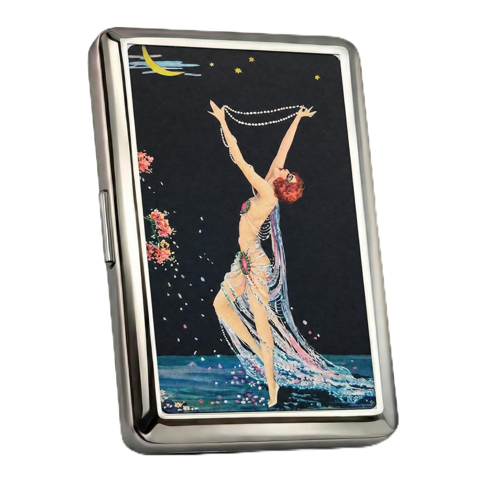 Amazon retro estilo de arte decorativo multifuncional bolsa de tarjetas y caja de almacenamiento de efectivo una prueba de patrón de fabricación
