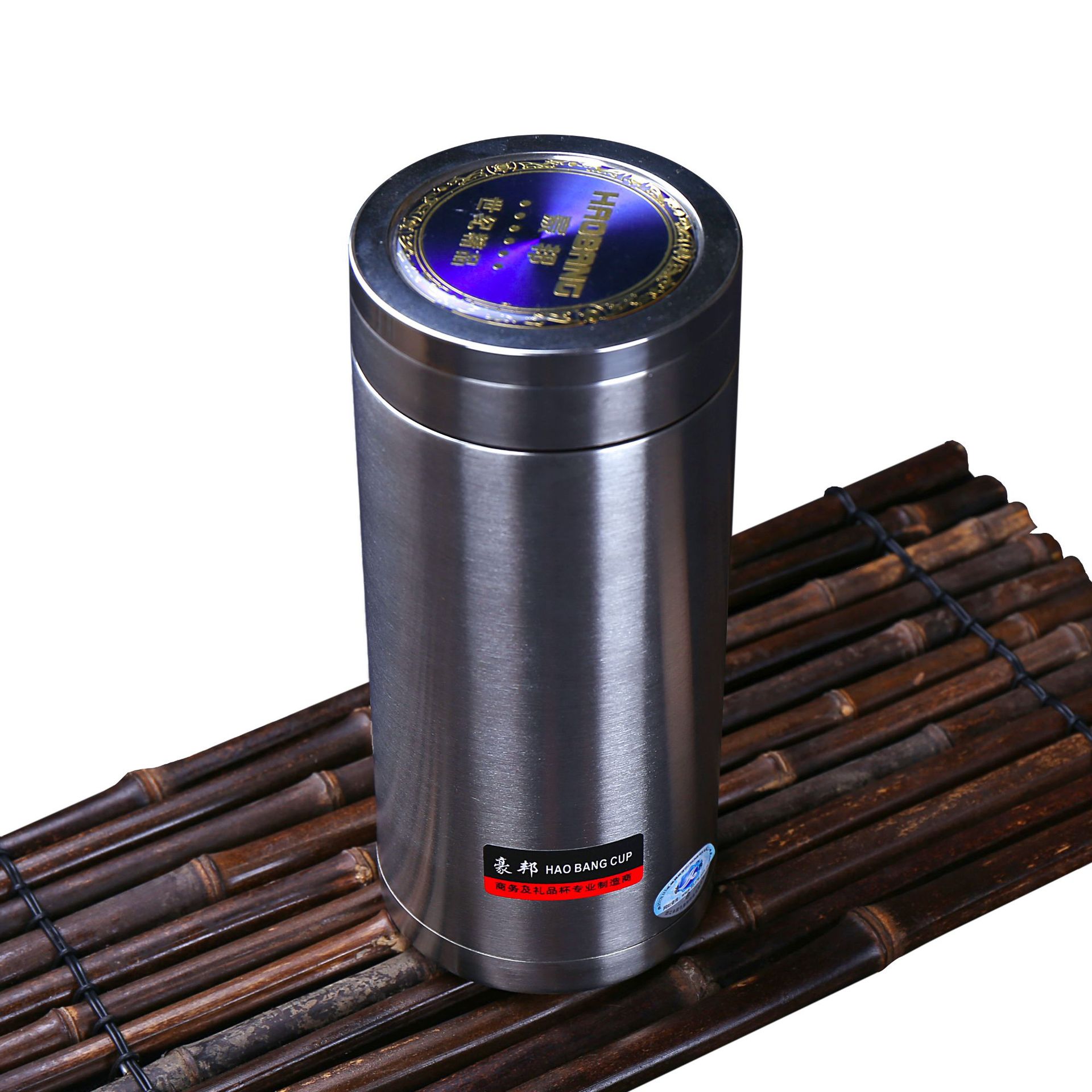 Nuevo creativo termo de acero inoxidable taza actividad empresarial regalo taza de agua al por mayor logotipo grabado termo taza