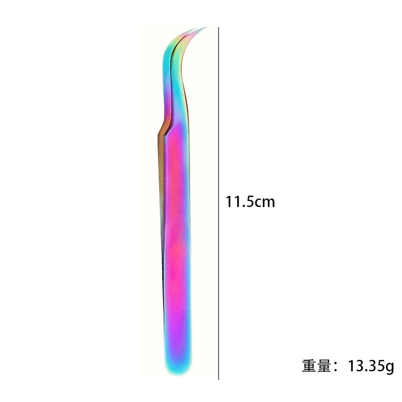 嫁接假睫毛镊子美睫师种睫毛开花辅助金羽夹子高精密专业美睫工具|undefined