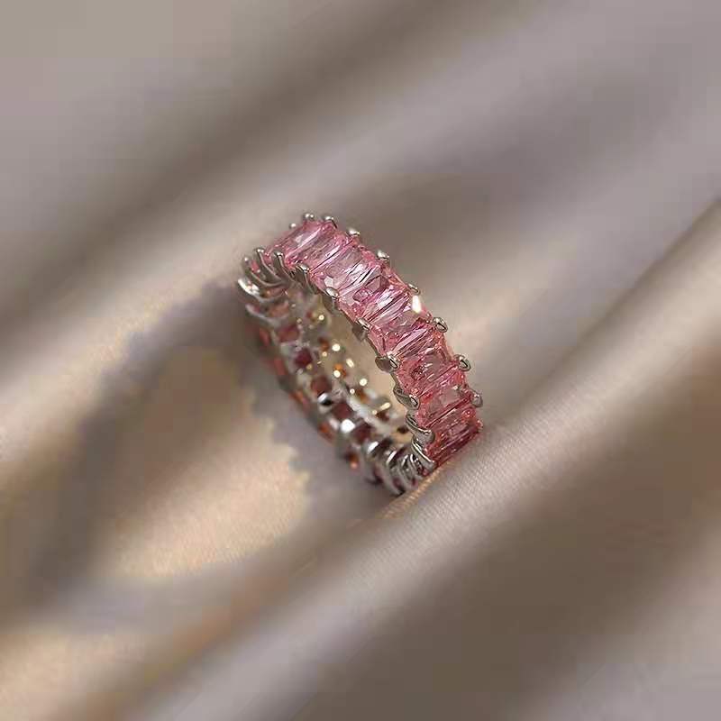 Fashion Geometric Metal Plating Artificial Gemstones Women's Rings 1 Piece display picture 3