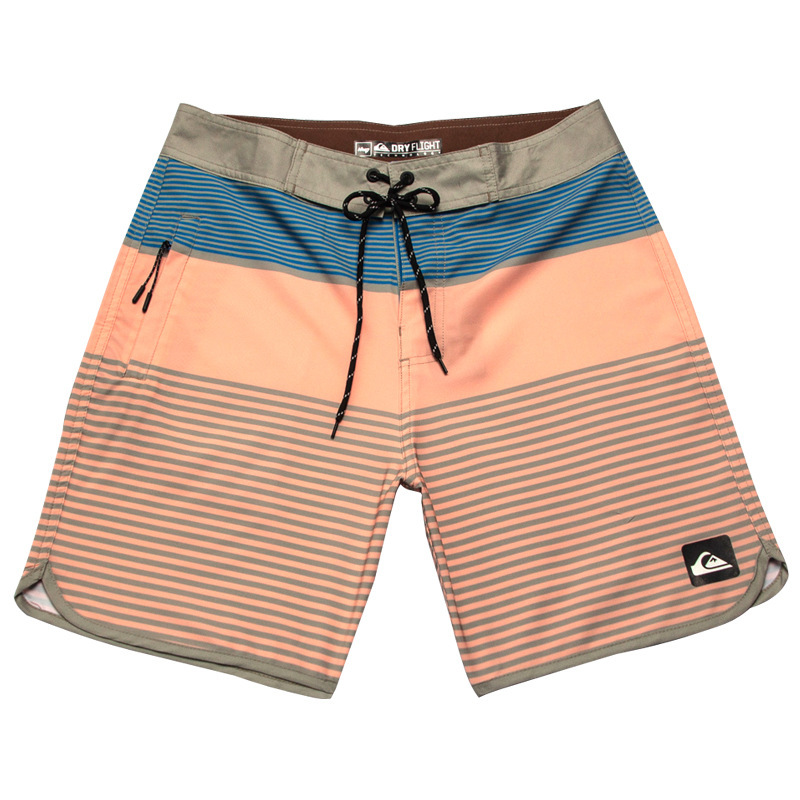 Quiksilver Men's Beach Pants Drawable Beach Trunks Stretch Swim Trunks Quick-Dry Surfing Five-Size Shorts