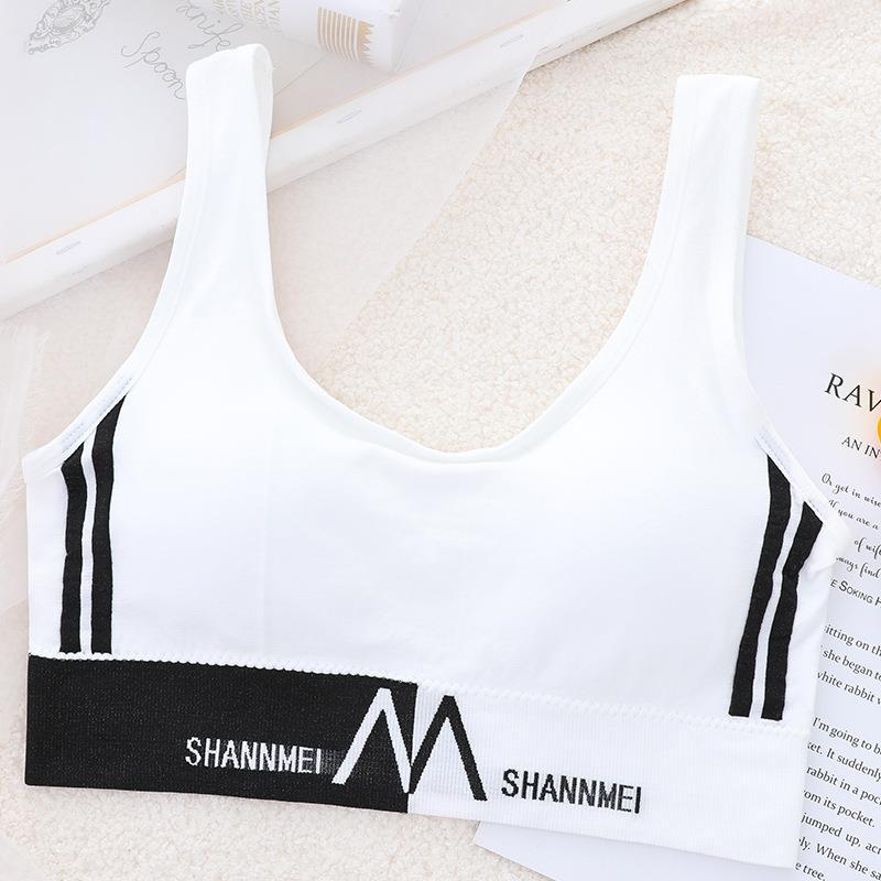 En FORMA DE U belleza espalda adelgazamiento deportes fitness danza yoga Honda sin costuras carta chaleco ropa exterior sujetador de niña corta