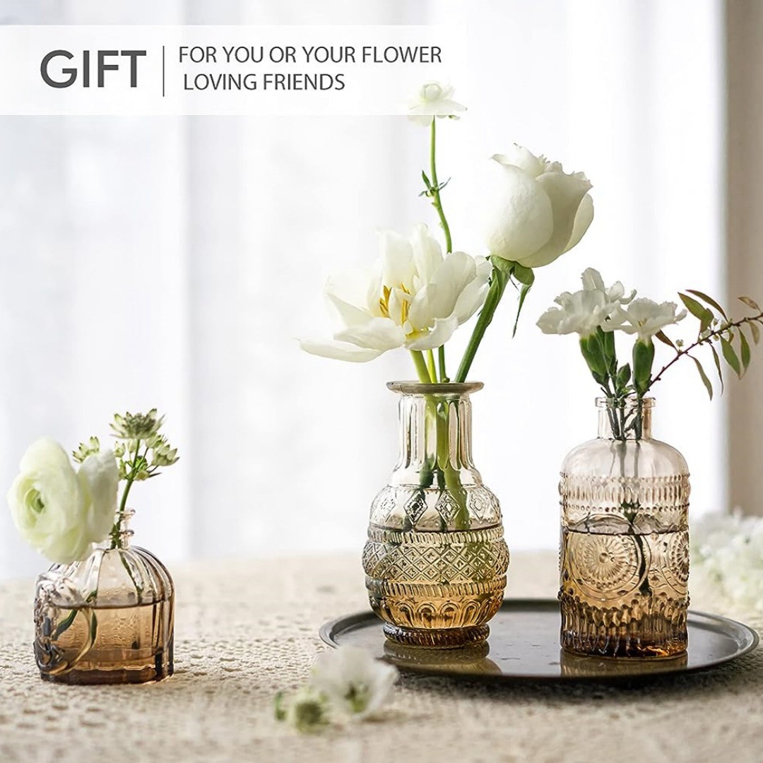 Fábrica a medida de vasos de vidrio europeos en el viento de alto valor de decoración de escritorio botella de fragancia pequeña botella de alta calidad