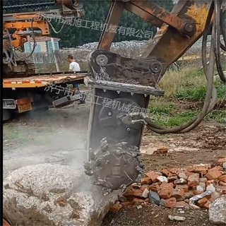挖掘机专用铣挖头 双头铣挖机 隧道掘进混凝土路面横向铣挖设备