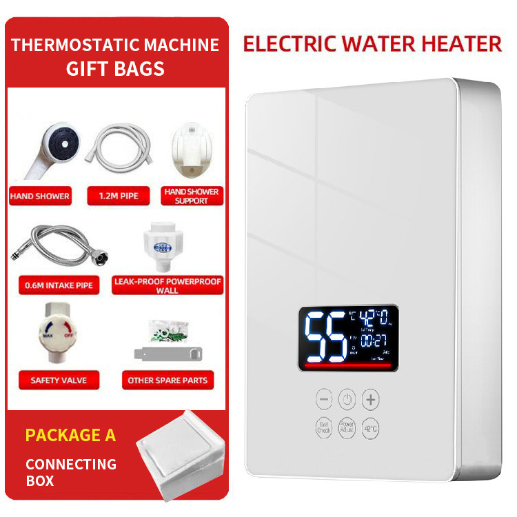 国境を越えたインスタント電気温水器 110V 家庭用インスタント加熱小型シャワーインテリジェント恒温バス省エネ|undefined