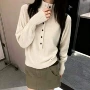 开领新款气质秋冬针织衫