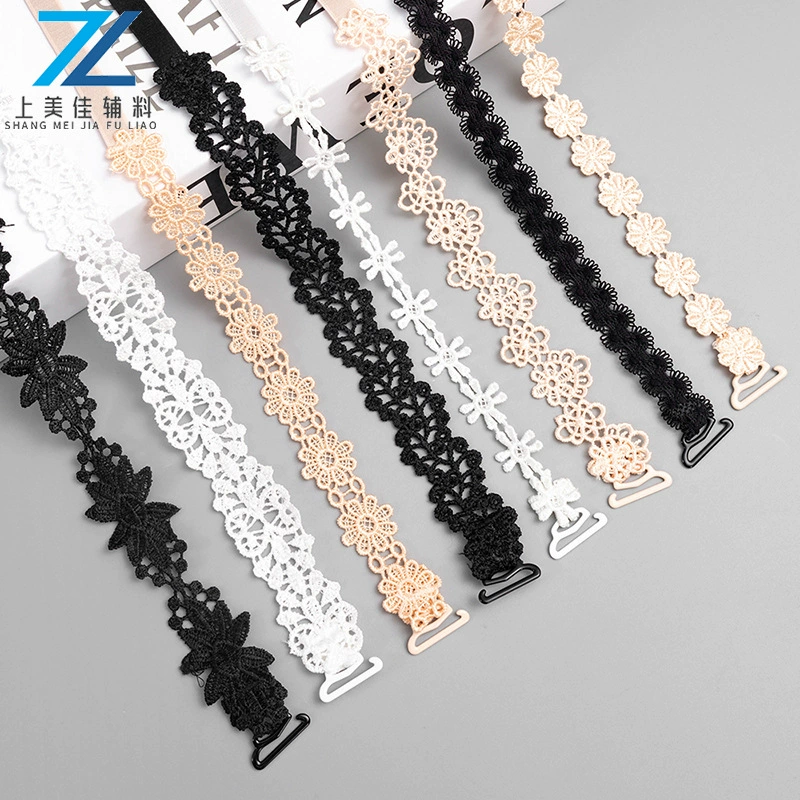 Кружевные цветы заменяют нижнее белье плечевой ремень женский бесшовный сексуальный нескользящий бретелек бюстгальтер эластичные аксессуары завод прямых продаж