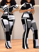 M 63364 Women's Printed Two-Piece Set ӡ��Ůװ������ ר