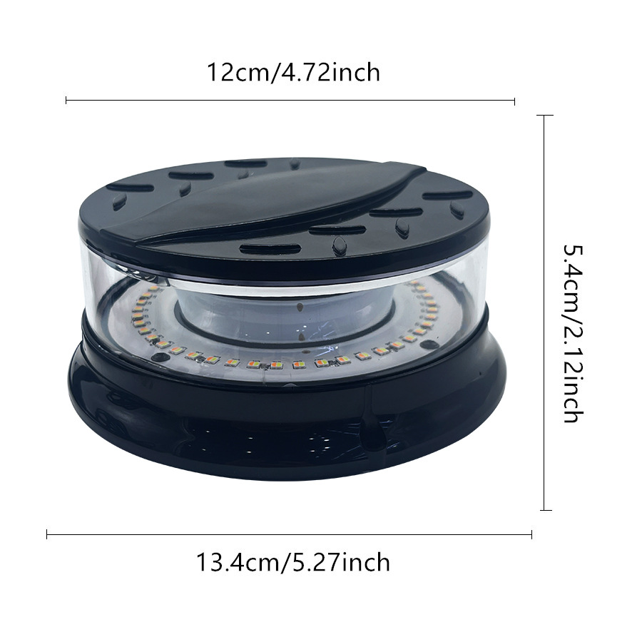 One-To-Two Alarm Led Light, Roof Atmosphere Warning, Waterproof, Color-Changing Emergency Strobe Light with Strong Magnetic Base