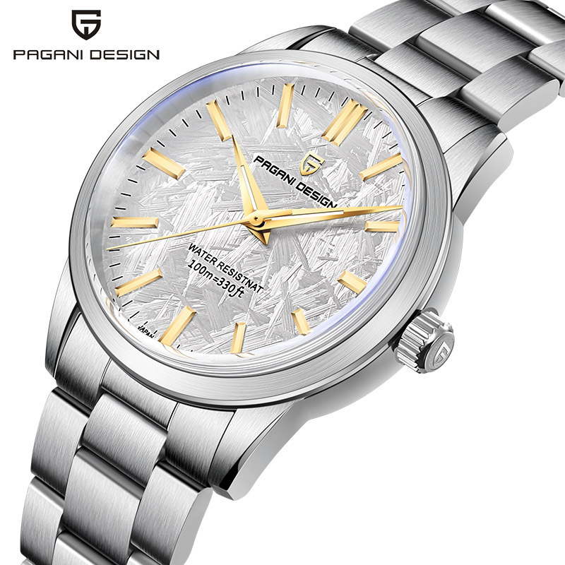 Bojiani Pagani diseño PD1734 hombres reloj de acero Shell moda impermeable reloj de cuarzo de alta gama