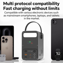 Konfulon工夫龙2025新款大容量120000毫安移动电源支持65W手提电