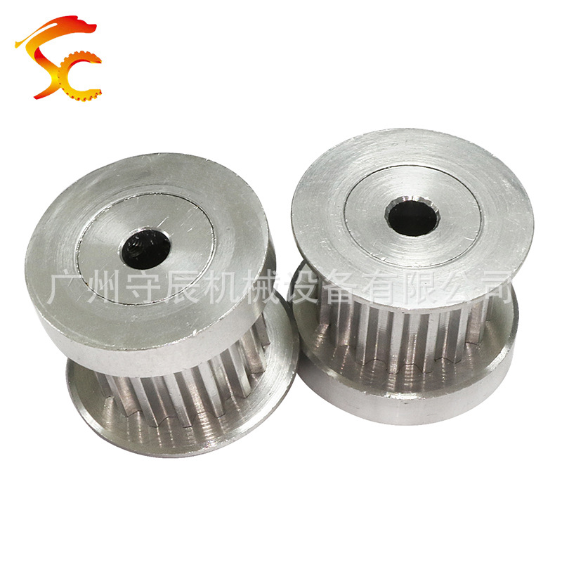 现货 铝合金传动带轮打印机同步轮 MXL 22齿 内孔6.35 齿面7mm