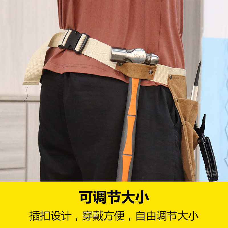 Moderno simple delantal de lona gruesa talla hecha a mano bolsa de herramientas multifuncional pintura artesano ropa de trabajo delantal al por mayor