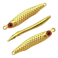 S型鋅合金亮片批發5g7g10g15g魚鱗VIB白條金色海釣路亞餌遠投翹嘴