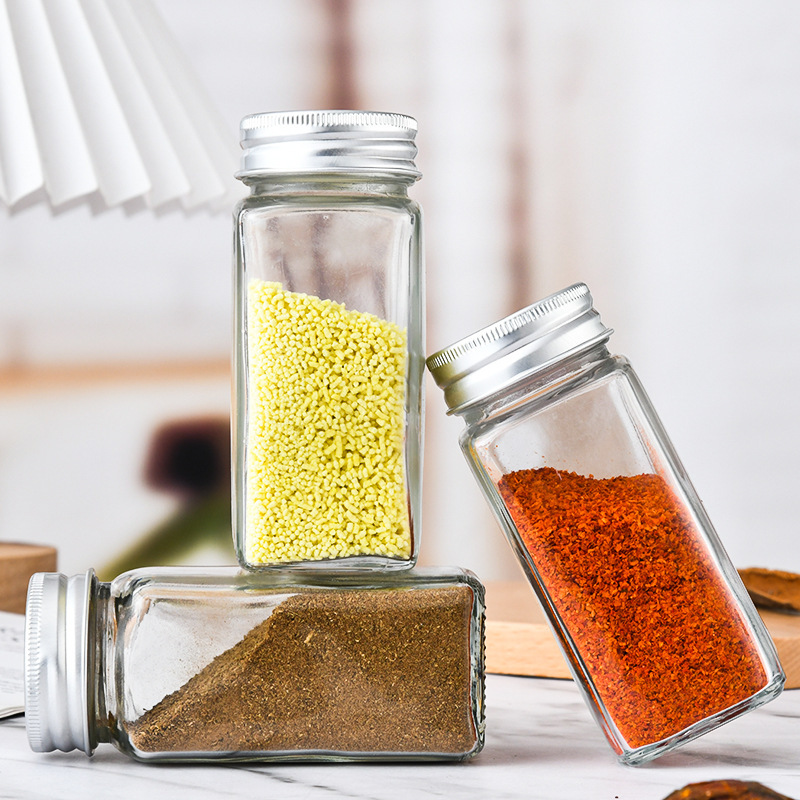 玻璃调料瓶30克胡椒粉烧烤瓶120ml椒盐罐厨房调味料盒家用佐料罐