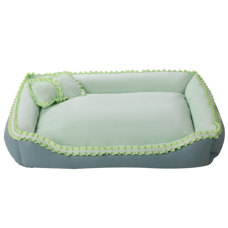 Nueva perrera mayor engrosada suave y cómodo para mascotas nido Lolita cuadrado nido invierno cálido al por mayor