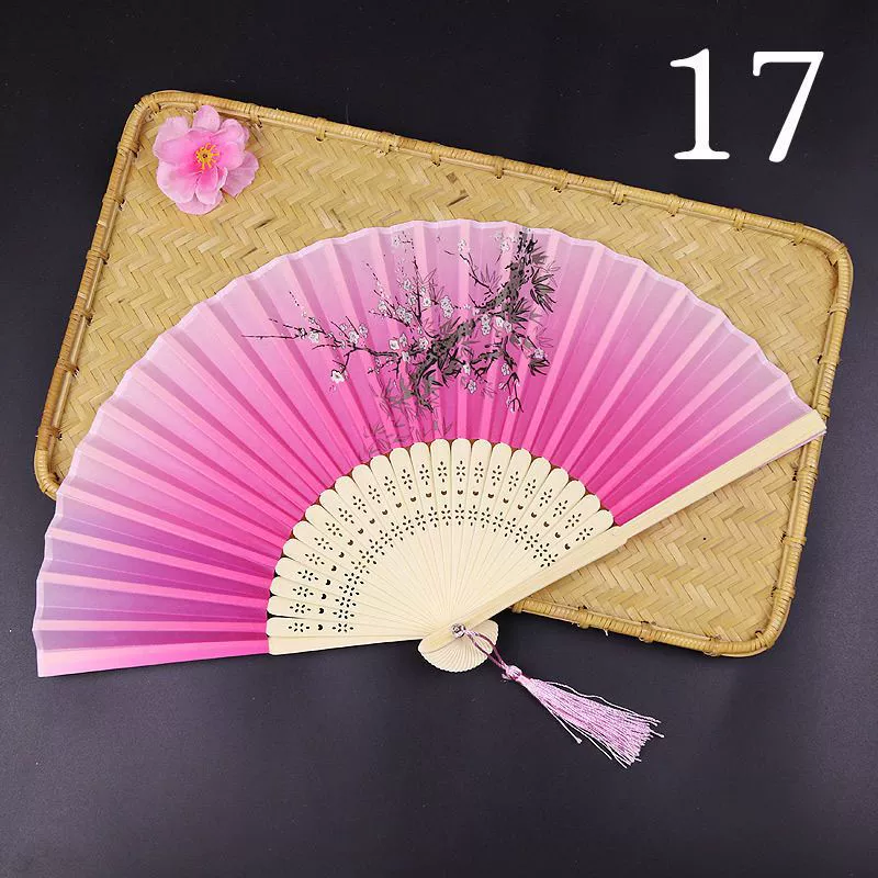 96 Source Factory Craft Gift Fan Erqing Women's Folding Fan Modern Simple Other Бесплатная доставка