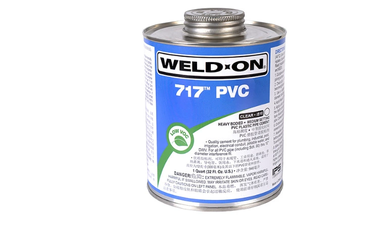 Клей IPS717 Клей ПВХ с высокой вязкостью, средним временем высыхания и низким улетучиванием