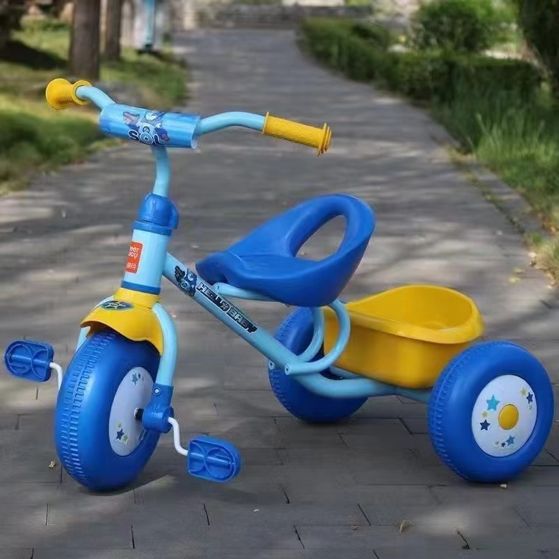 Qiyue Kidsren's Tricycle 1-5 Years Old Bicycle Simple Kidsren's Bicycle Baby Stroller Men and Women Batch￡
