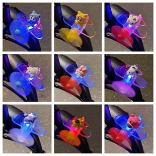 Tiktok Trending Glowing Little Airplane Kuromi Style Decorative Ornament Night Cool Internet Celebrity Versatile Model Handheld Heater