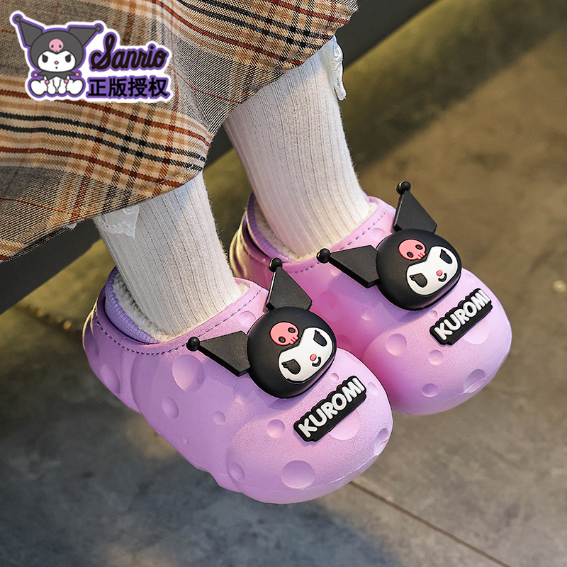 Sanliou zapatillas de algodón de invierno para niños, niñas y niñas, cálidas y impermeables, Lomi, bolsas de tacones de algodón para niños en casa