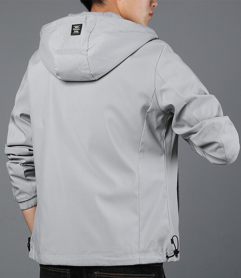 490g Weight Jacket Outerwear Type Long Sleeve Sleeve Length Zipper Placket Type Polyester Fabric Type Regular Top Length Casual Occasion Collarless Neckline Regular Fit Fit Type Solid Color Pattern Spring, Autumn Season Men's Gender Casual Style Men's Solid Color Casual Collarless Long Sleeve Regular Fit Men's Outwear 14