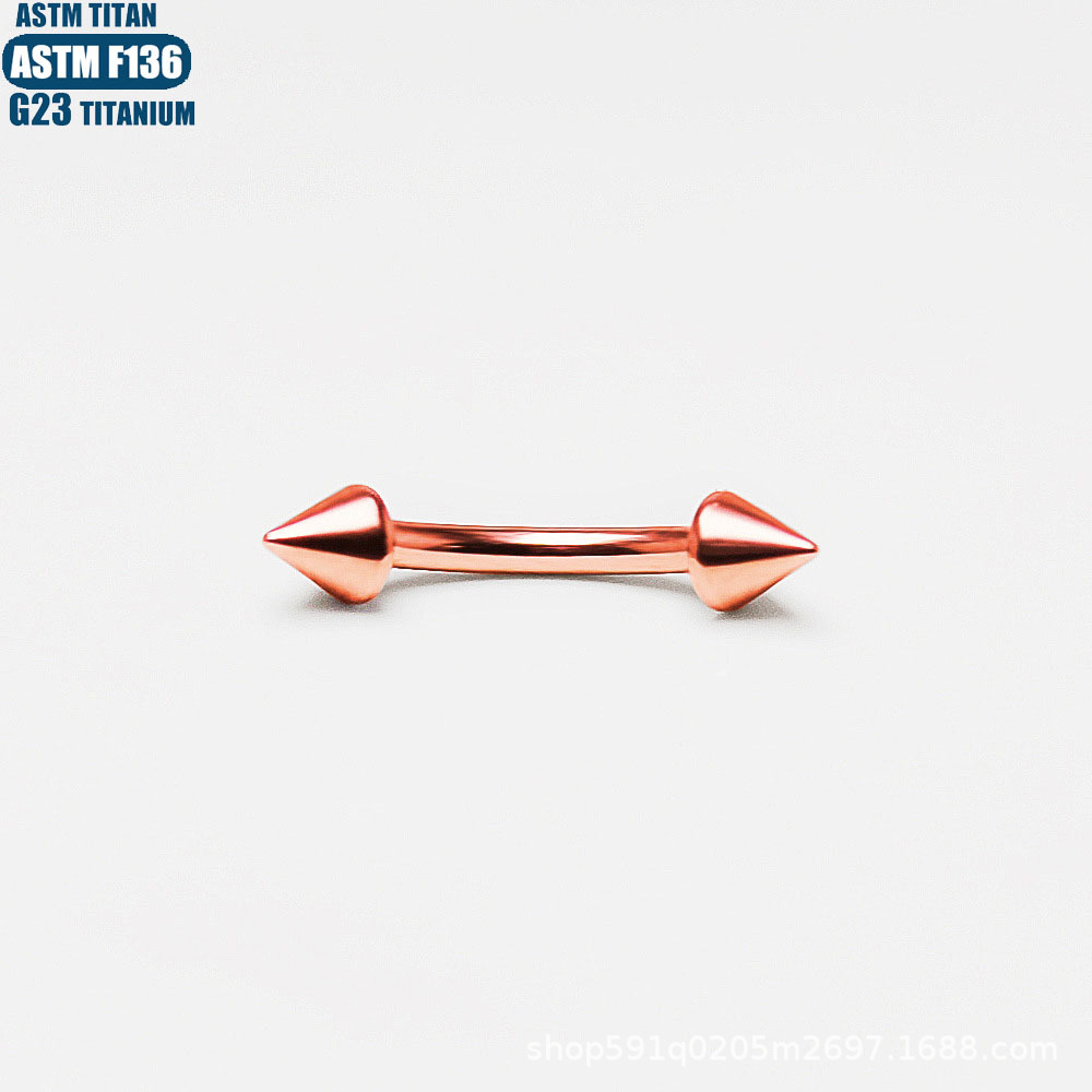Labret piercing jewelry detail image