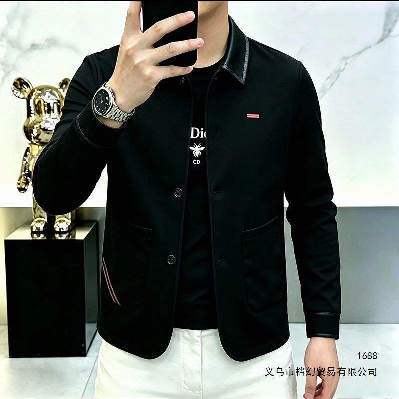 Spring/Autumn 2026 new collection: stylish and trendy long-sleeved jacket with a lapel collar, perfect for men, and easy to match with various outfits