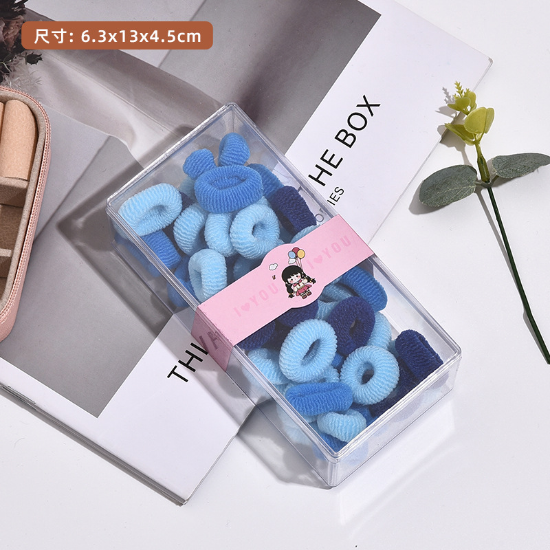 Caja de anillo gordo azul