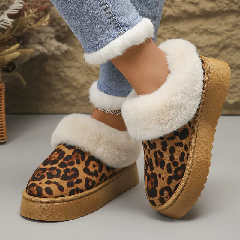 Winter warm non-slip boots platform, Amazon, for import