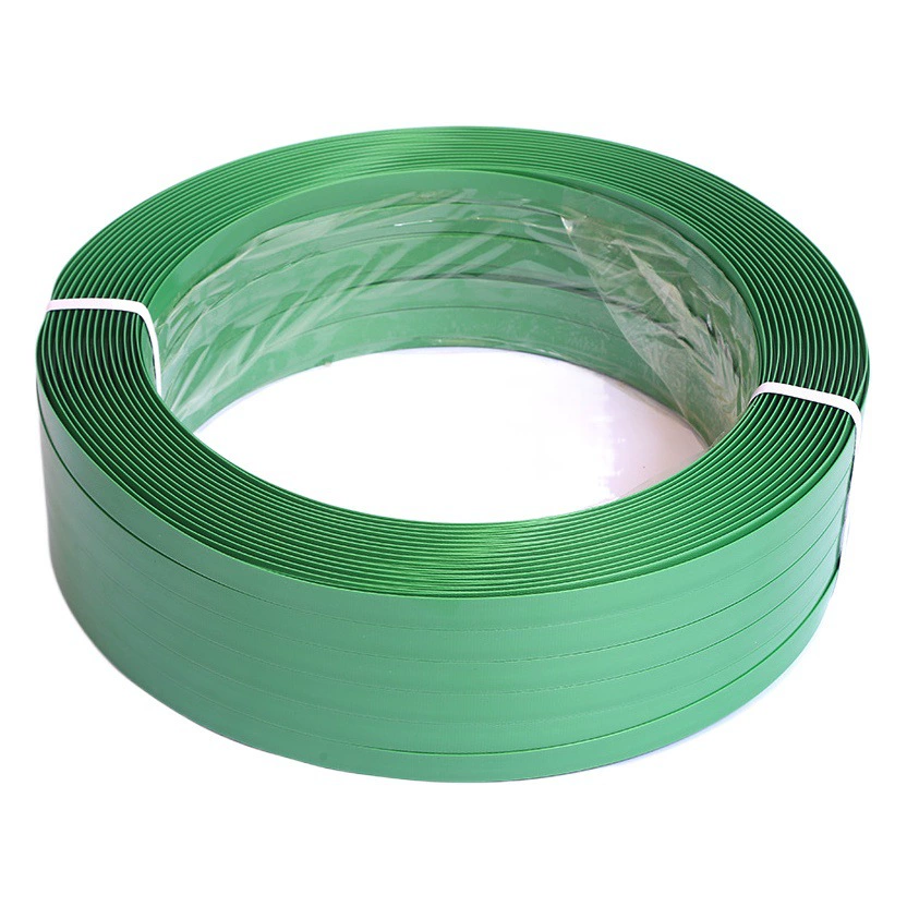 ПЭТ зеленый пластиковый стальной упаковочный пояс логистика 1608 пластиковая упаковка пояса горячего расплава связывания пояса оптовой таможни