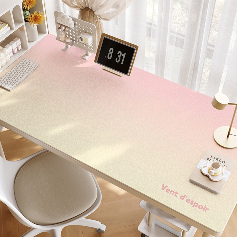 Dopamine Learning Desk Mat Waterproof Solid Color Office Desk Special Desktop Protection Mat Bedroom Computer Tablecloth