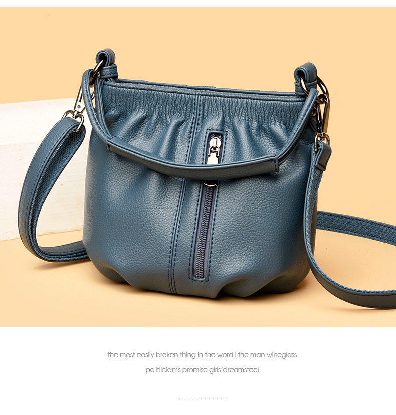 Handbag Women's Small Bag Summer 2024 New Bucket Bag Underarm Bag Casual Soft Leather Middle-aged Crossbody Bag_voghion.com