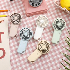 登山ボタンポケット超ミニポータブルUSB充電夏清涼ファン印刷ロゴクロスボーダープレゼント