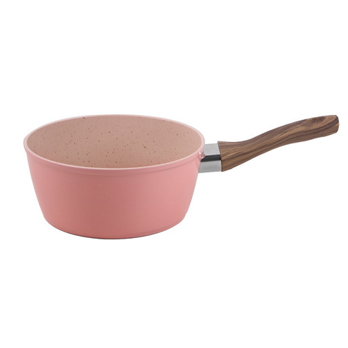 Instant Noodle Non-Stick Mini Flat Pan Small Milk Pan Home Use Egg Fried Rice Stone Baby Food Pan Induction Cooker Soup Pan
