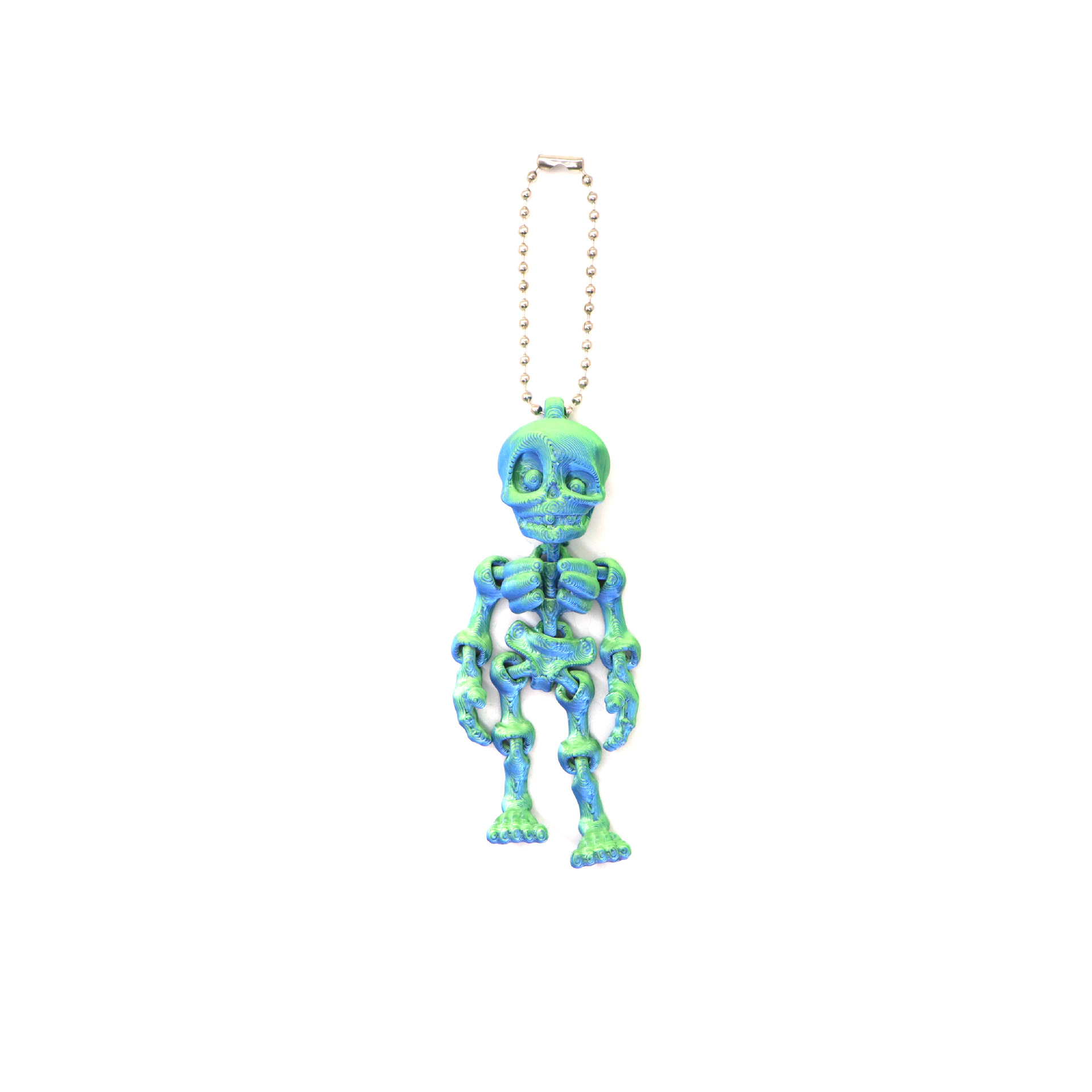 Explosivos transfronterizos, impresión en 3D, esqueleto de calavera, articulaciones de humanos, juguetes de Halloween para niños, pegatinas creativas para refrigeradores