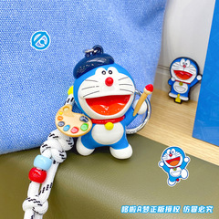 正版卡通哆啦A梦系列职业装扮钥匙扣可爱包包挂饰汽车钥匙链礼品